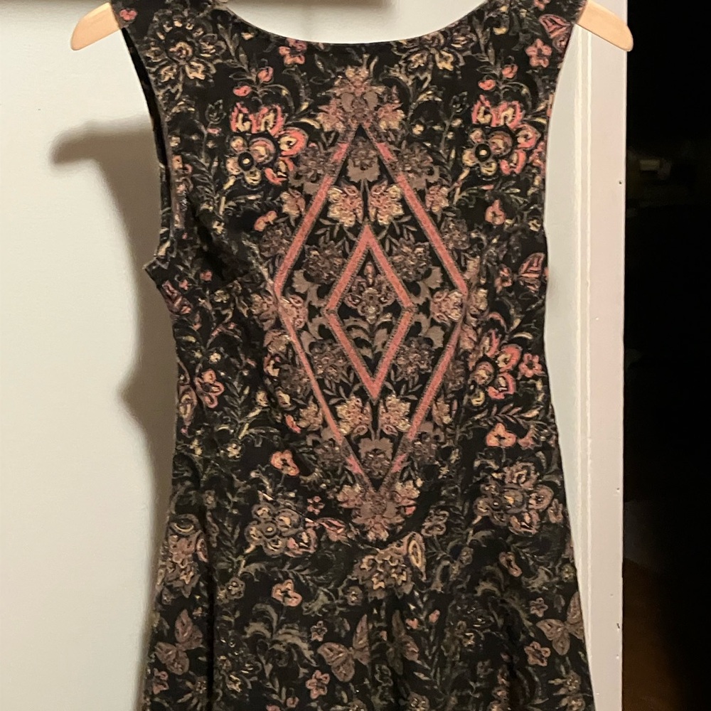Malena, fits like S, dress, Black Floral - Picture 6 of 8